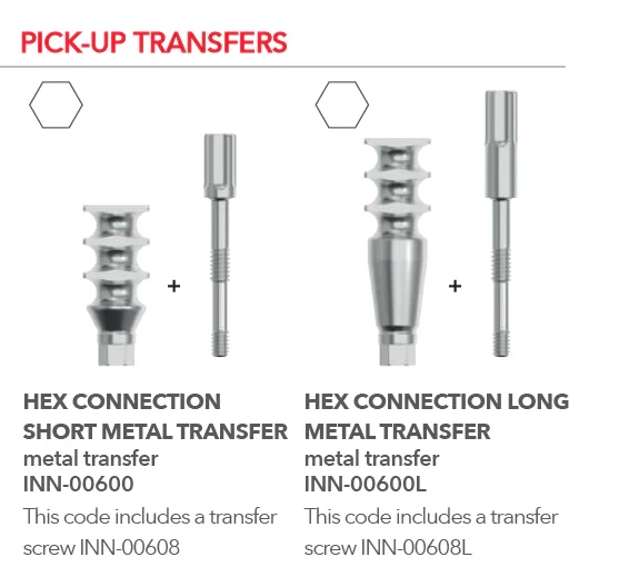 B&B Non- Rotating Open PICK UP  Transfer Short