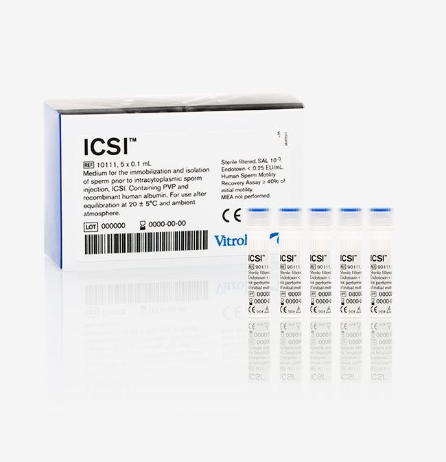 ICSI - PVP Sperm handling solution -5 x 0.1 mL
