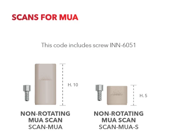 B&B PEEK Multi Unit SCAN Long